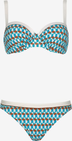 Balconnet Bikini SUNFLAIR en bleu : devant