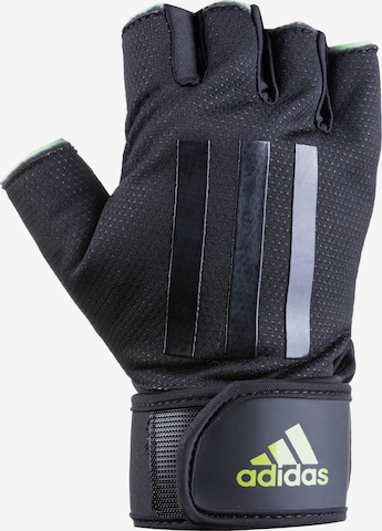 ADIDAS PERFORMANCE Athletic Gloves in Black: front