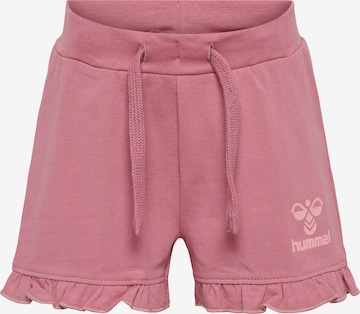 Hummel Regular Shorts 'Talya' in Pink: predná strana
