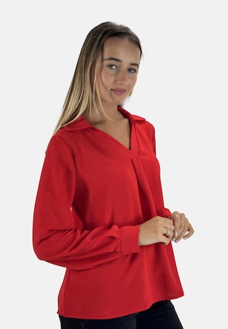 Elara Blouse in Rood