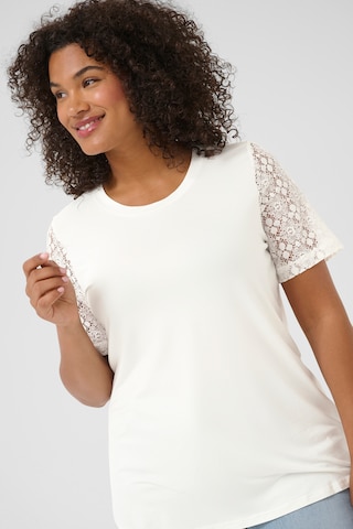 KAFFE CURVE - Camiseta en blanco