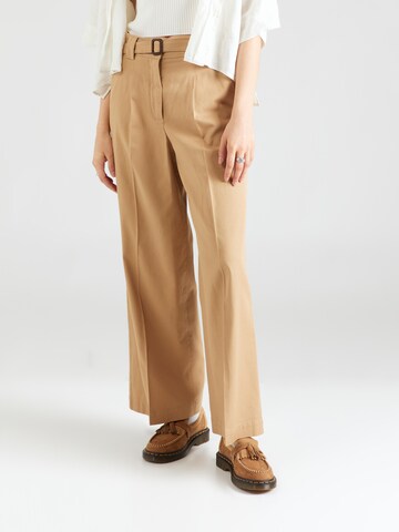 Loosefit Pantalon à pince 'PINO' Weekend Max Mara en beige : devant