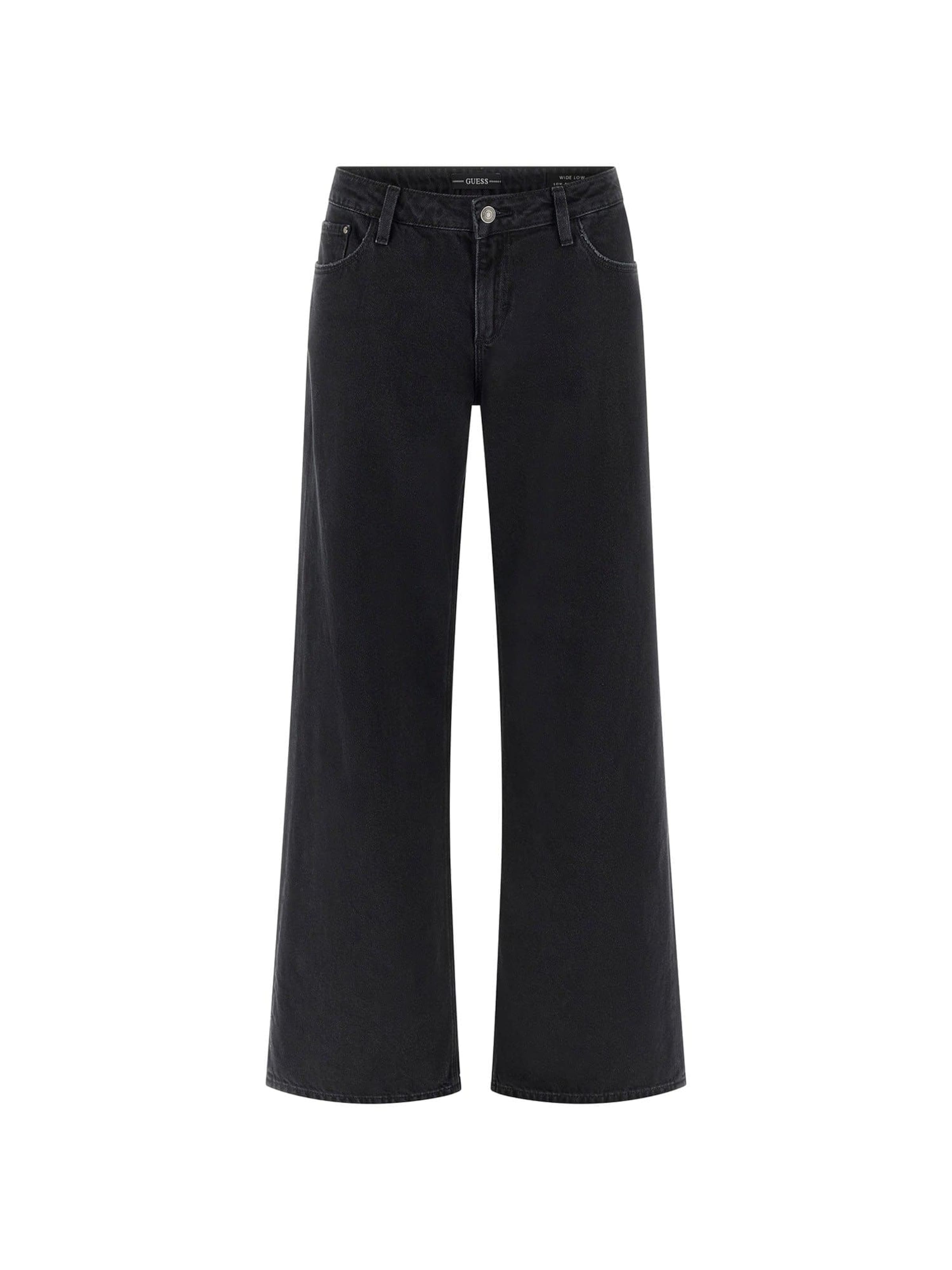 GUESS Wide leg Jeans in Black: front