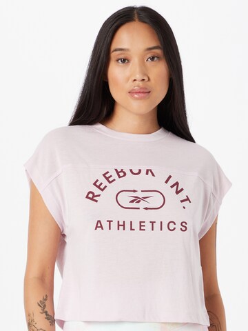 Reebok Performance Shirt in Pink: front