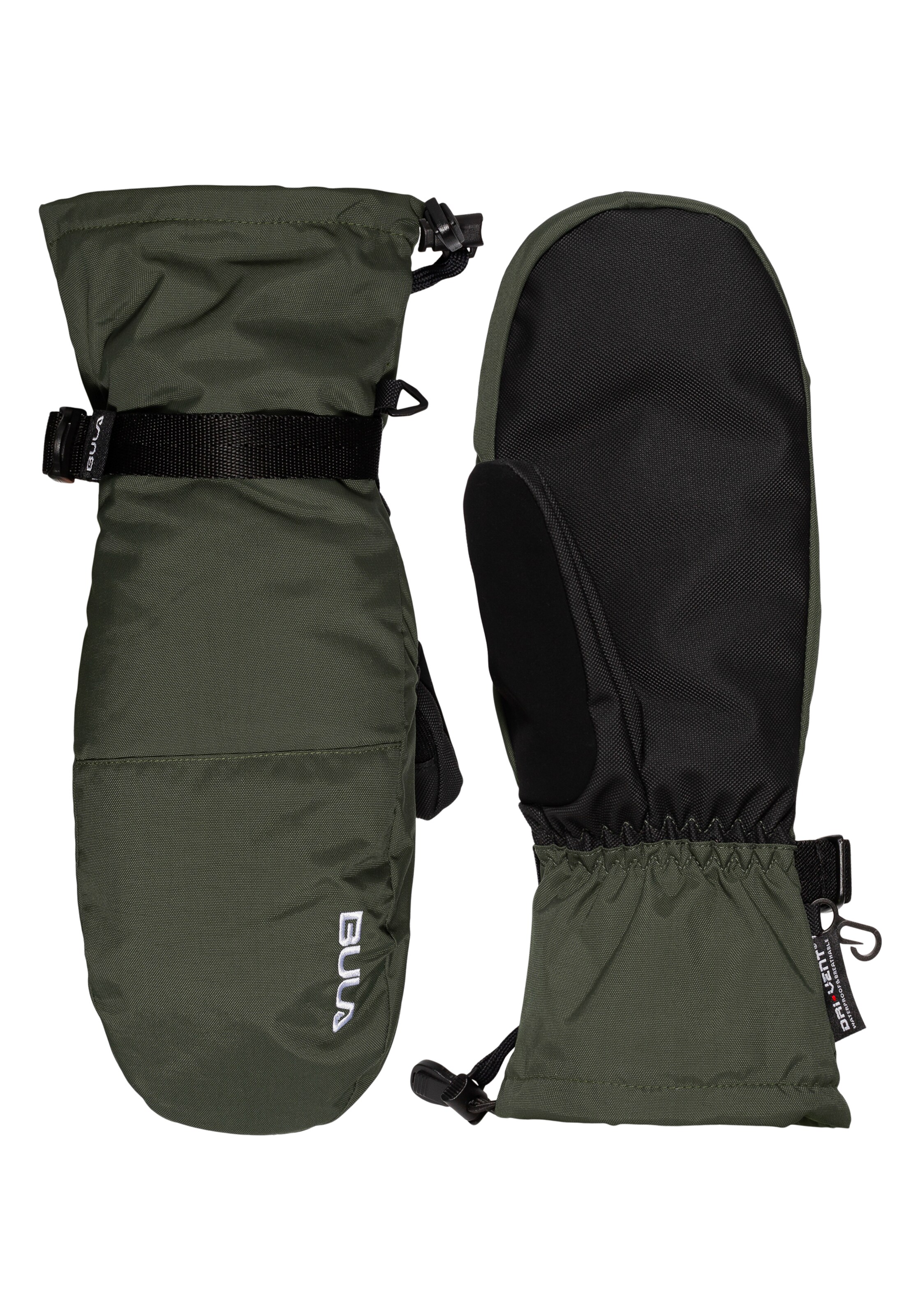 BULA Fäustlinge 'Move' in Grün: Vorderseite