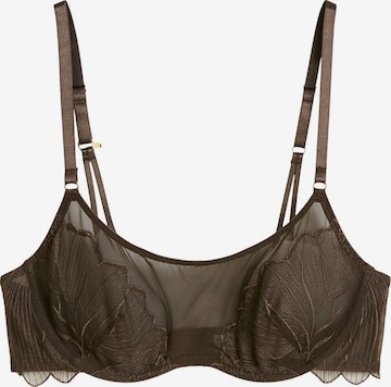 Marc O'Polo T-shirt Bra in Brown: front