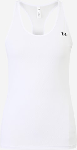 UNDER ARMOUR Sporttop in Wit: voorkant