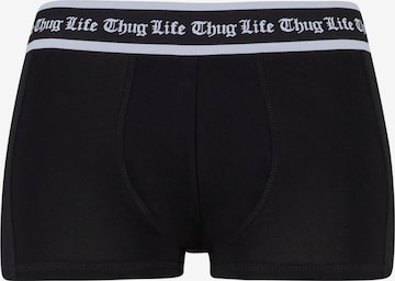 Thug Life Boxer shorts in Black: front