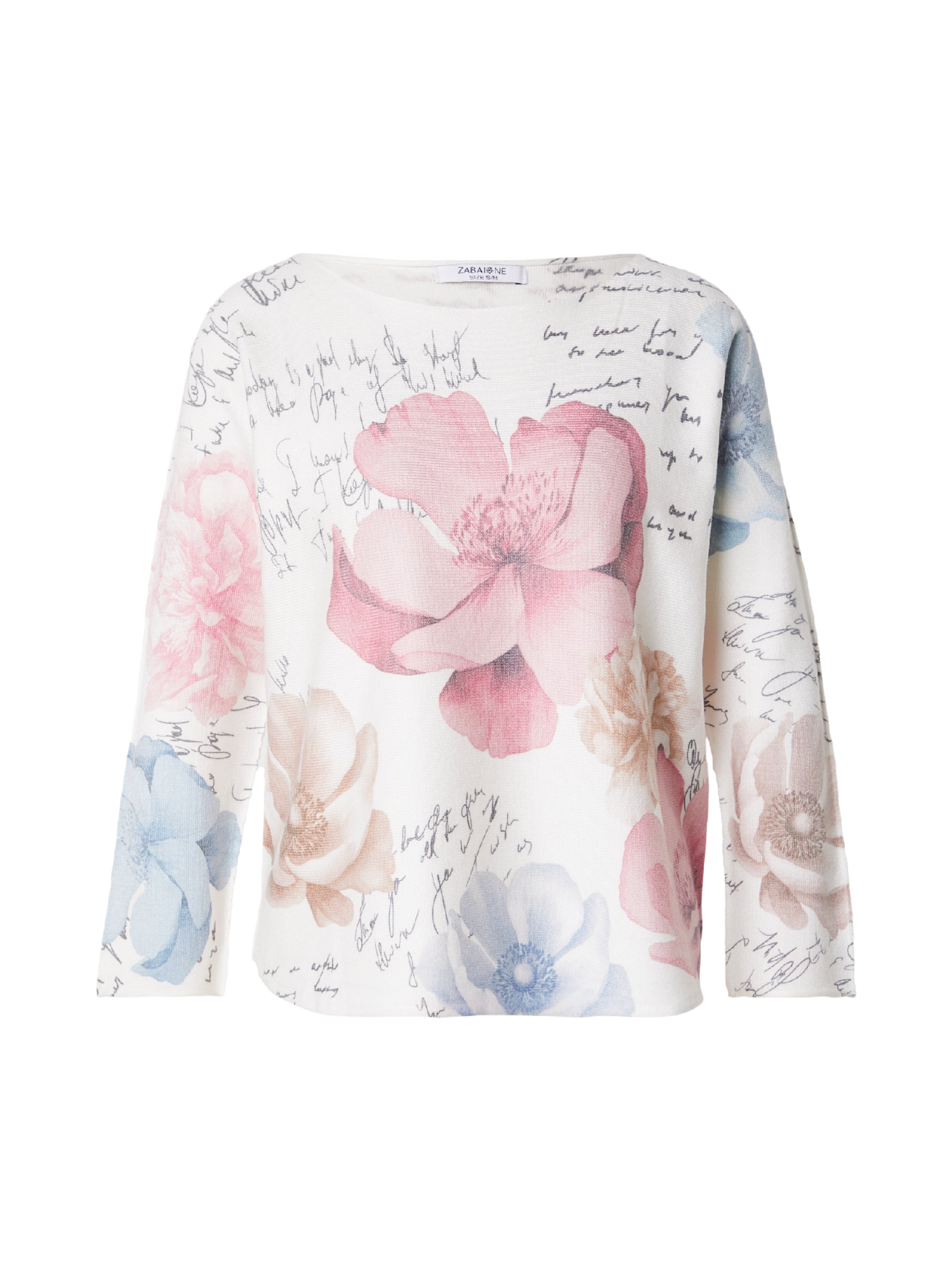 Pull-over 'Ya44sminaa' ZABAIONE en rose : devant