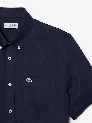 LACOSTE Regular fit Button Up Shirt in Blue