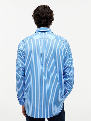 TOMMY HILFIGER Comfort fit Overhemd in Blauw