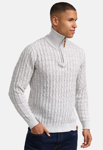 INDICODE JEANS Pullover 'Hector' in Weiß
