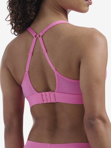 ADIDAS ORIGINALS Triangle Bra ' Unlined ' in Pink