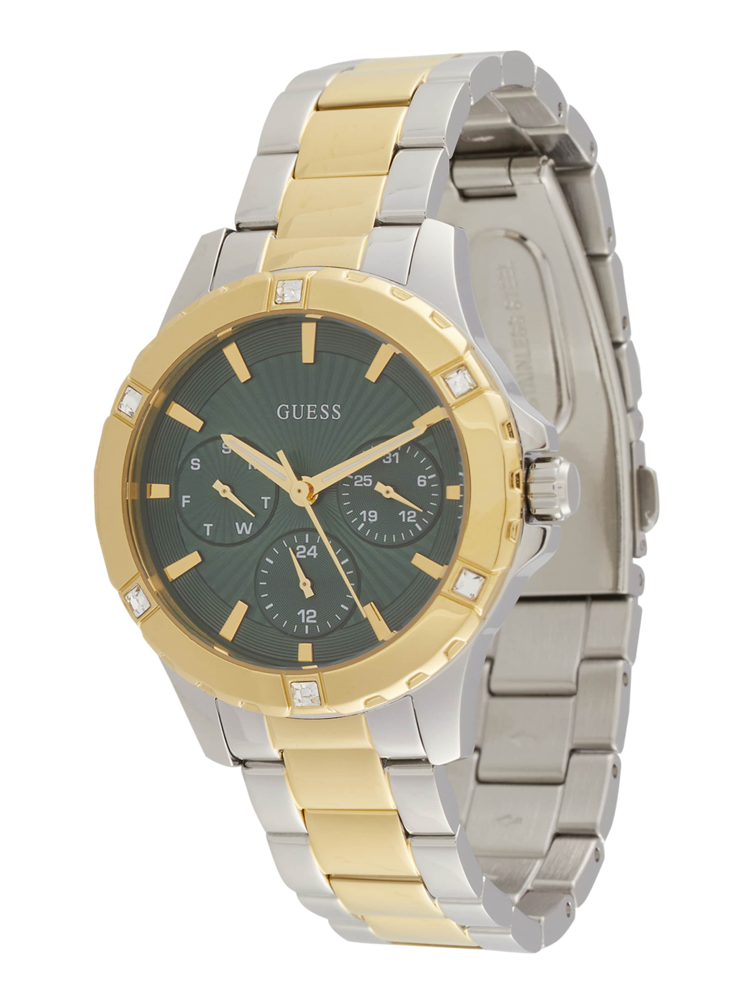 GUESS Analog watch 'MIST' in Gold: front