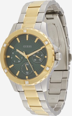 GUESS Analoog horloge 'MIST' in Goud: voorkant