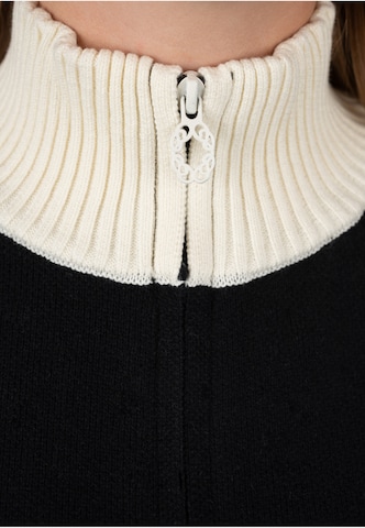 Prohibited Strickjacke 'Letterman' in Schwarz