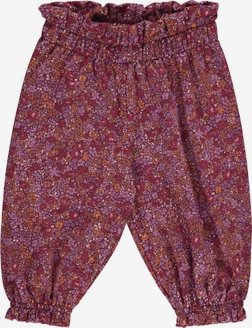 Müsli by GREEN COTTON Loosefit Broek '' in Rood: voorkant