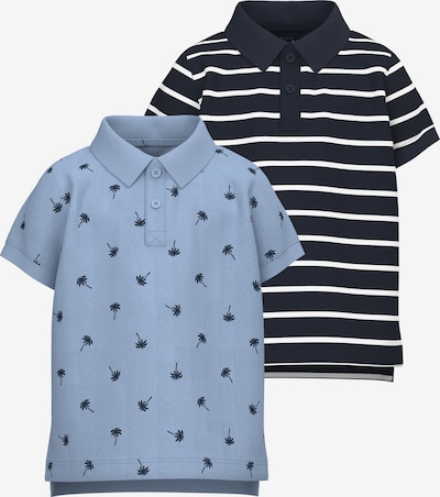 NAME IT Shirt 'VOLO' in marine blue / Dusty blue / White, Item view