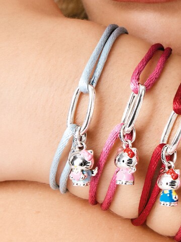 Thomas Sabo Hello Kitty Textilarmband mit Charm – Connect in Blau