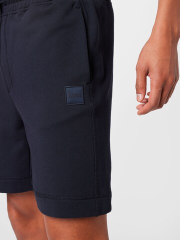 Regular Pantaloni 'Sewalk' de la BOSS Black pe albastru