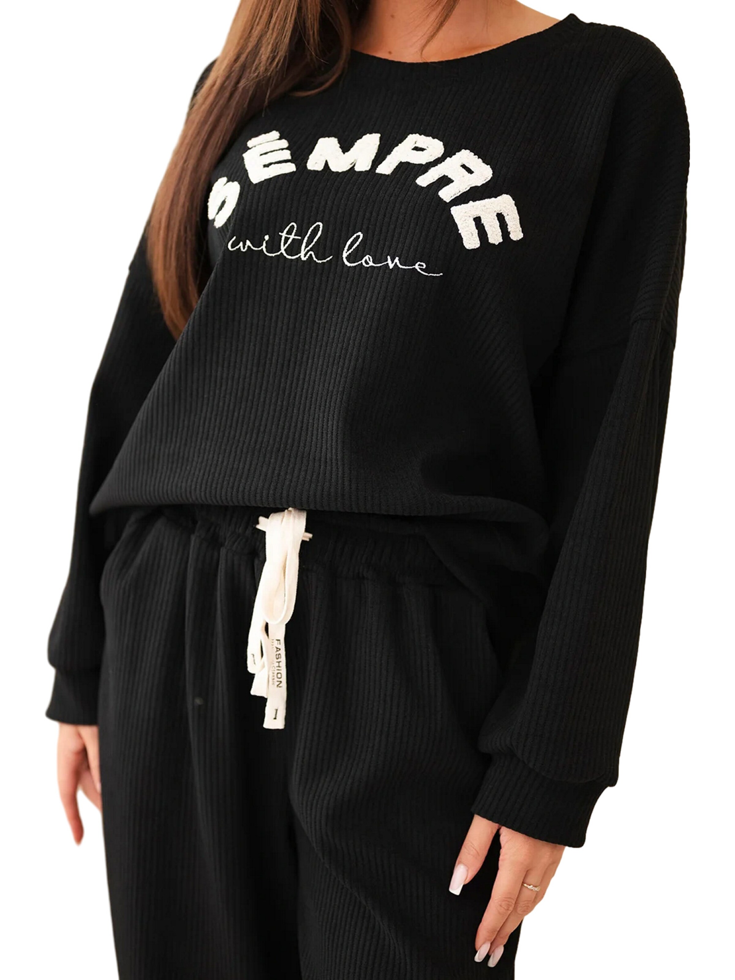 Lumera Domácí oblečení 'Finesse' – černá
