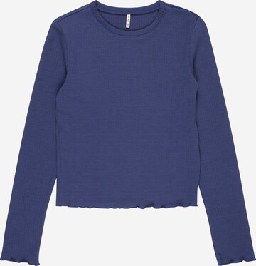 KIDS ONLY Shirt 'FLIKA' in Blauw: voorkant