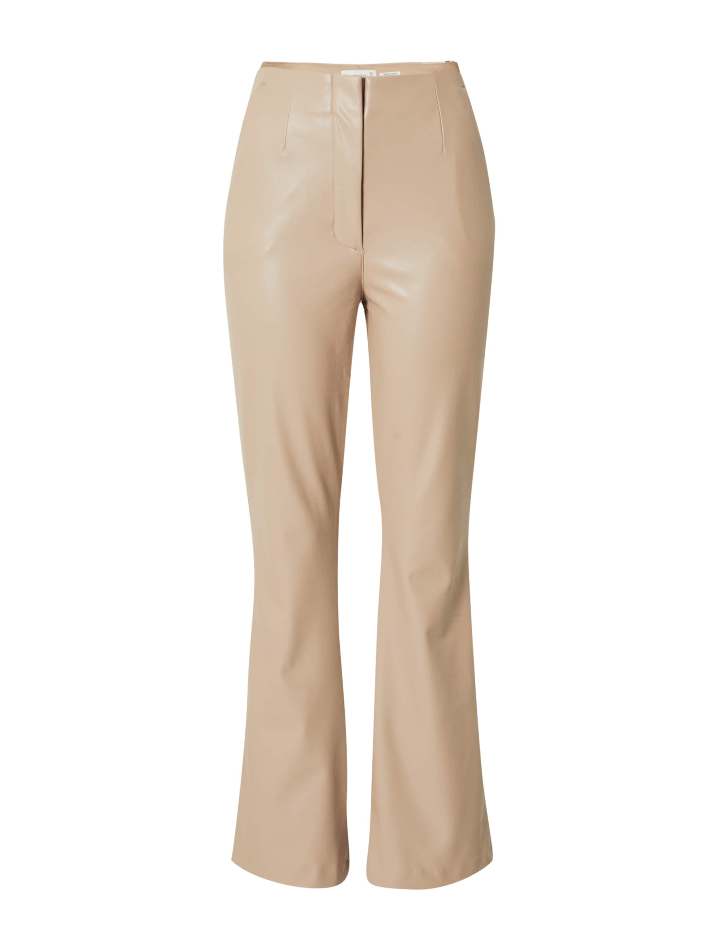 Pantalon Abercrombie & Fitch en beige : devant
