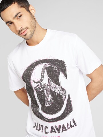 T-Shirt Just Cavalli en blanc