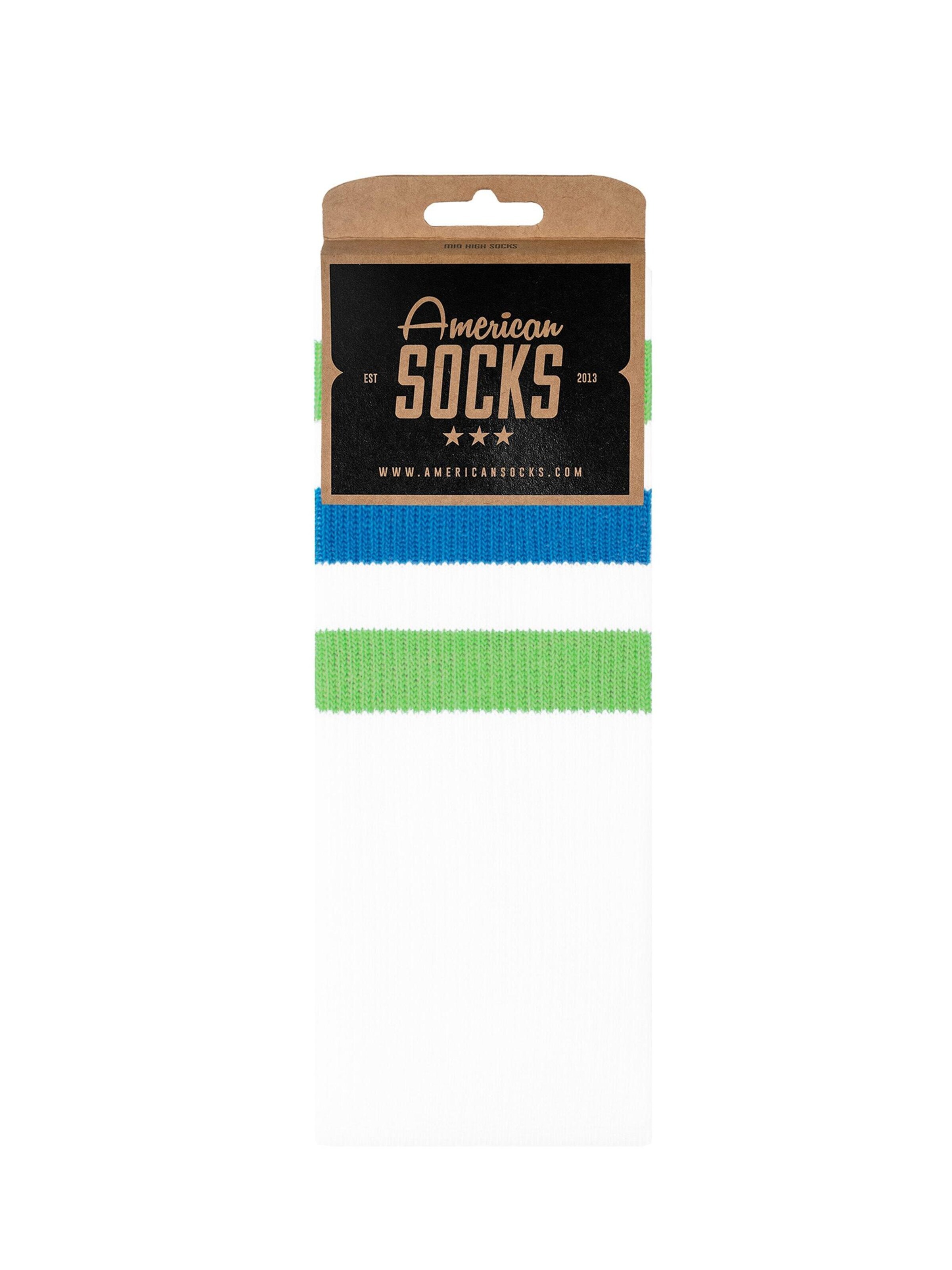 American Socks - Calcetines 'Convenience Mart - Mid High' en blanco