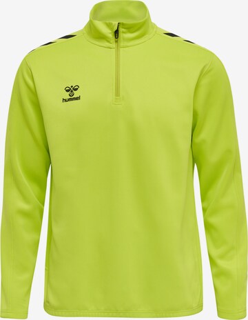 Hummel Athletic Sweatshirt in Yellow: front