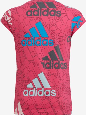 ADIDAS SPORTSWEAR Sportshirt 'Essentials Brand Love' in Pink