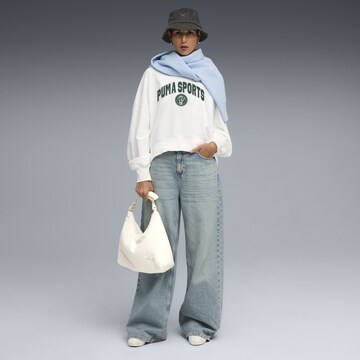 Sweat-shirt 'Essentials' PUMA en blanc