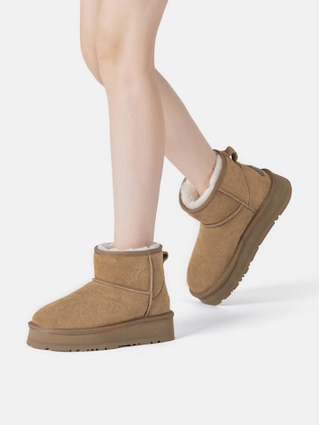 Everau Boots 'Dusky' in Braun: Vorderseite