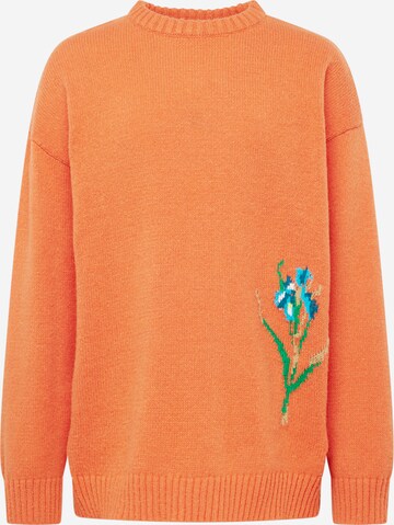 TOPMAN Trui in Oranje: voorkant