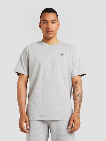 Tricou 'Trefoil Essentials' de la ADIDAS ORIGINALS pe gri: față