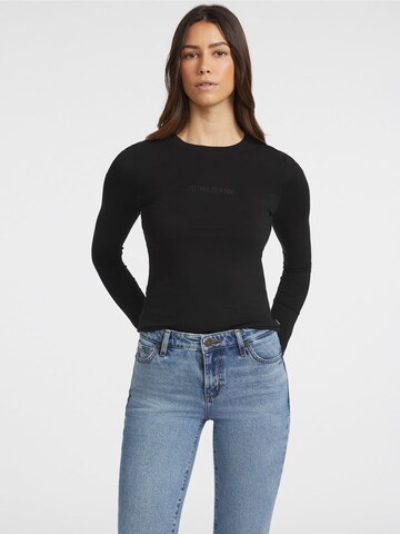 T-shirt GUESS JEANS en noir : devant