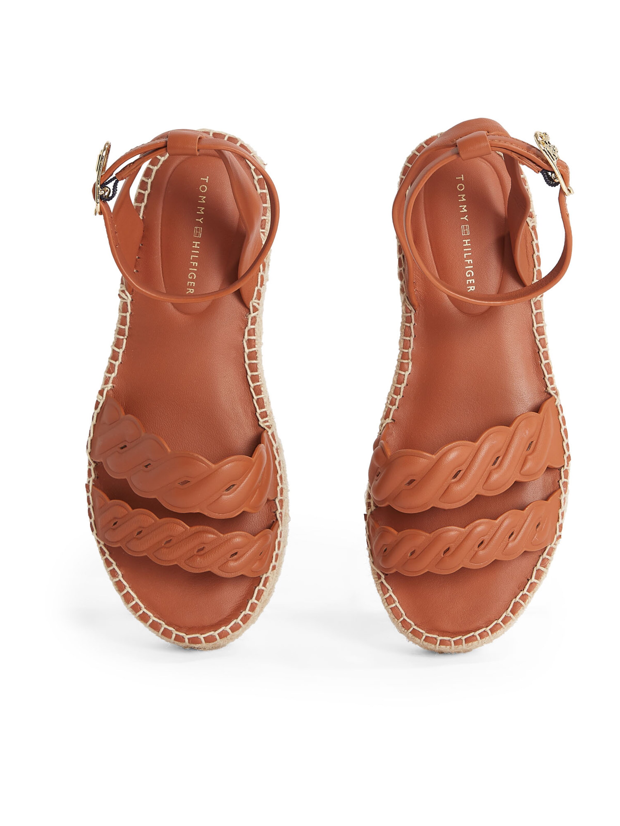 Sandalo con cinturino di TOMMY HILFIGER in marrone