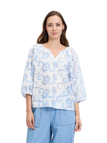 Betty & Co Bluse in Blau: Vorderseite