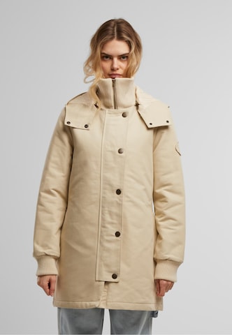 Forvert Übergangsparka 'Lemony' in Beige: Vorderseite