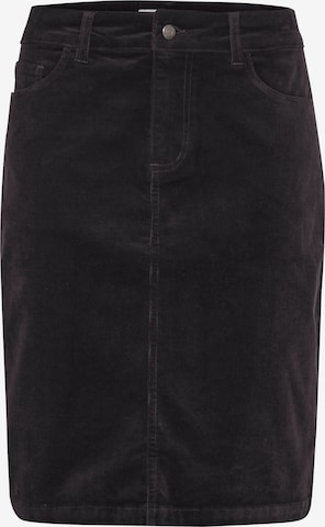 PULZ Jeans Skirt 'Mila' in Black: front