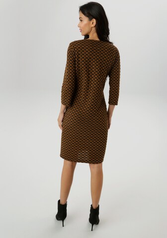 Aniston SELECTED Dress in Brown