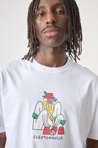 Cleptomanicx T-Shirt in Weiß