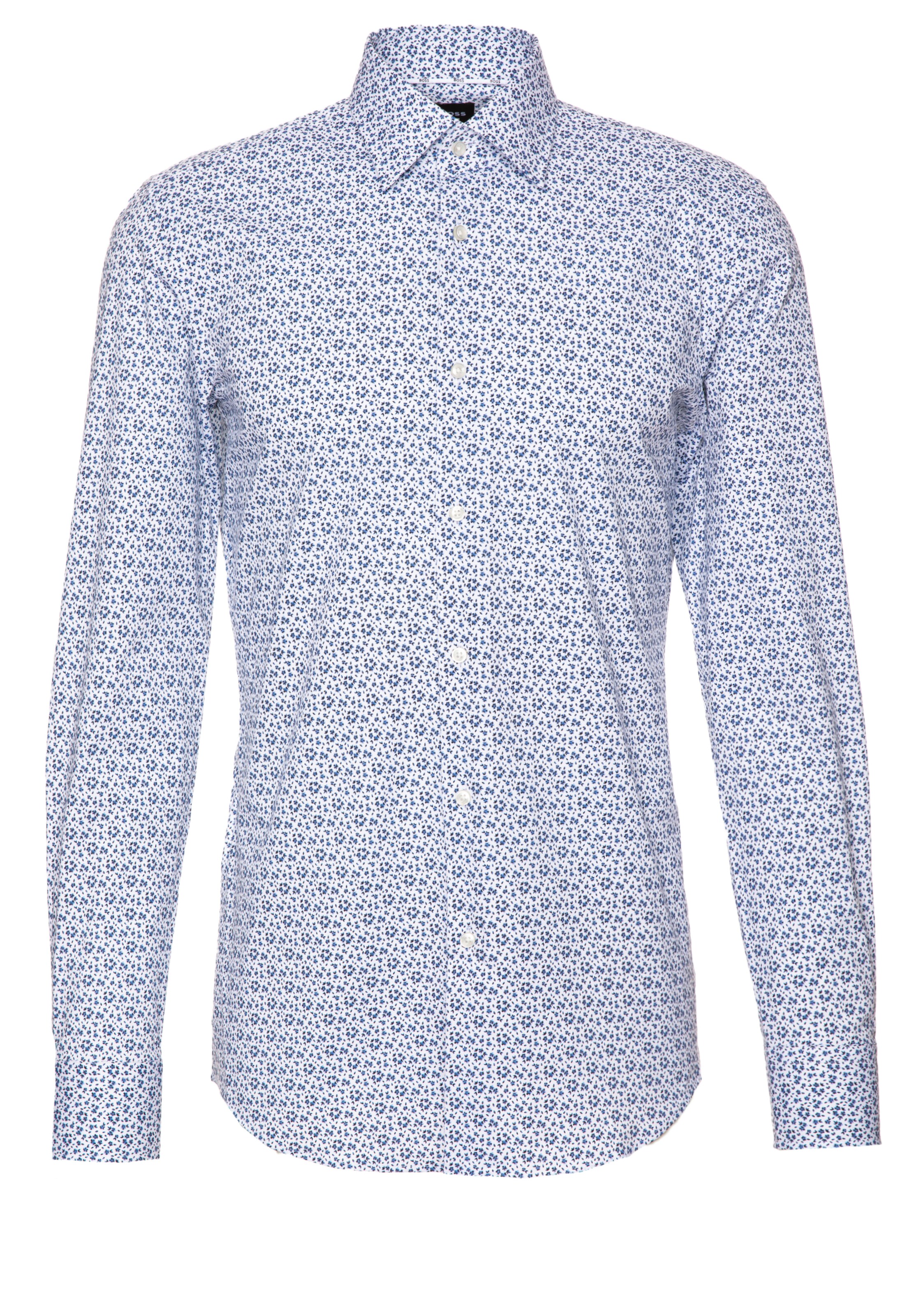 BOSS Regular Fit Hemd in Blau: Vorderseite