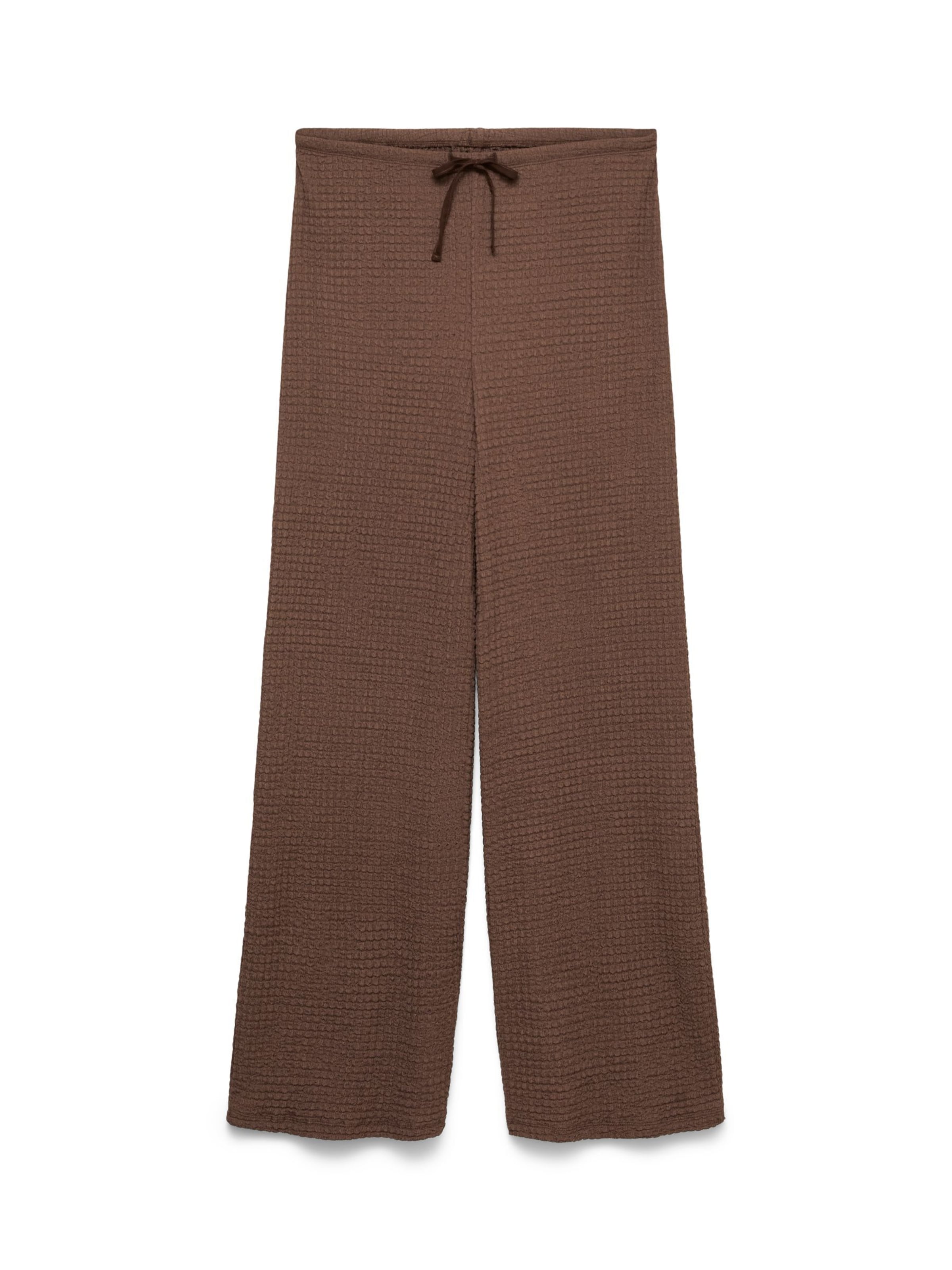 VERO MODA Trousers 'VMLina' in Brown: front