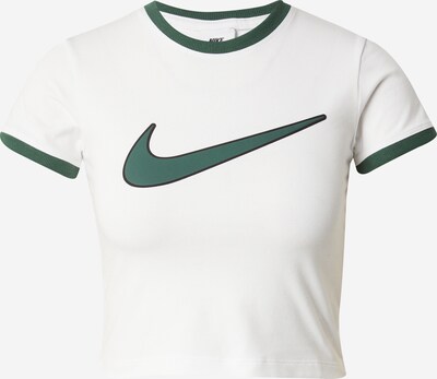 Nike Sportswear T-shirt en vert gazon / blanc, Vue avec produit