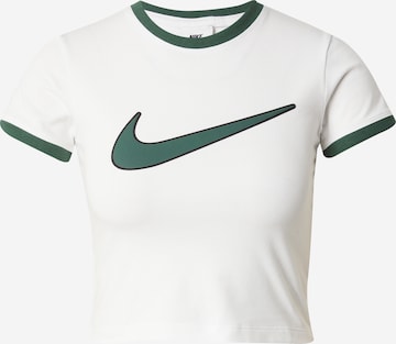 T-shirt Nike Sportswear en blanc : devant