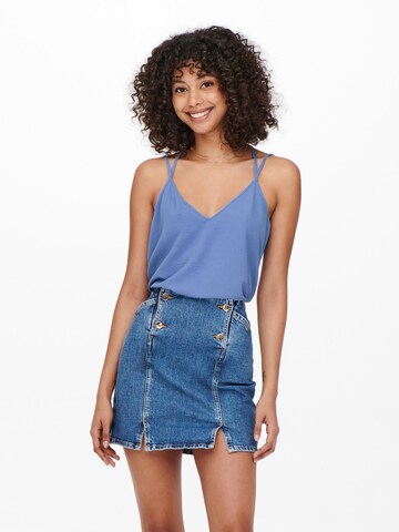 ONLY Top 'Mette' in Blue: front