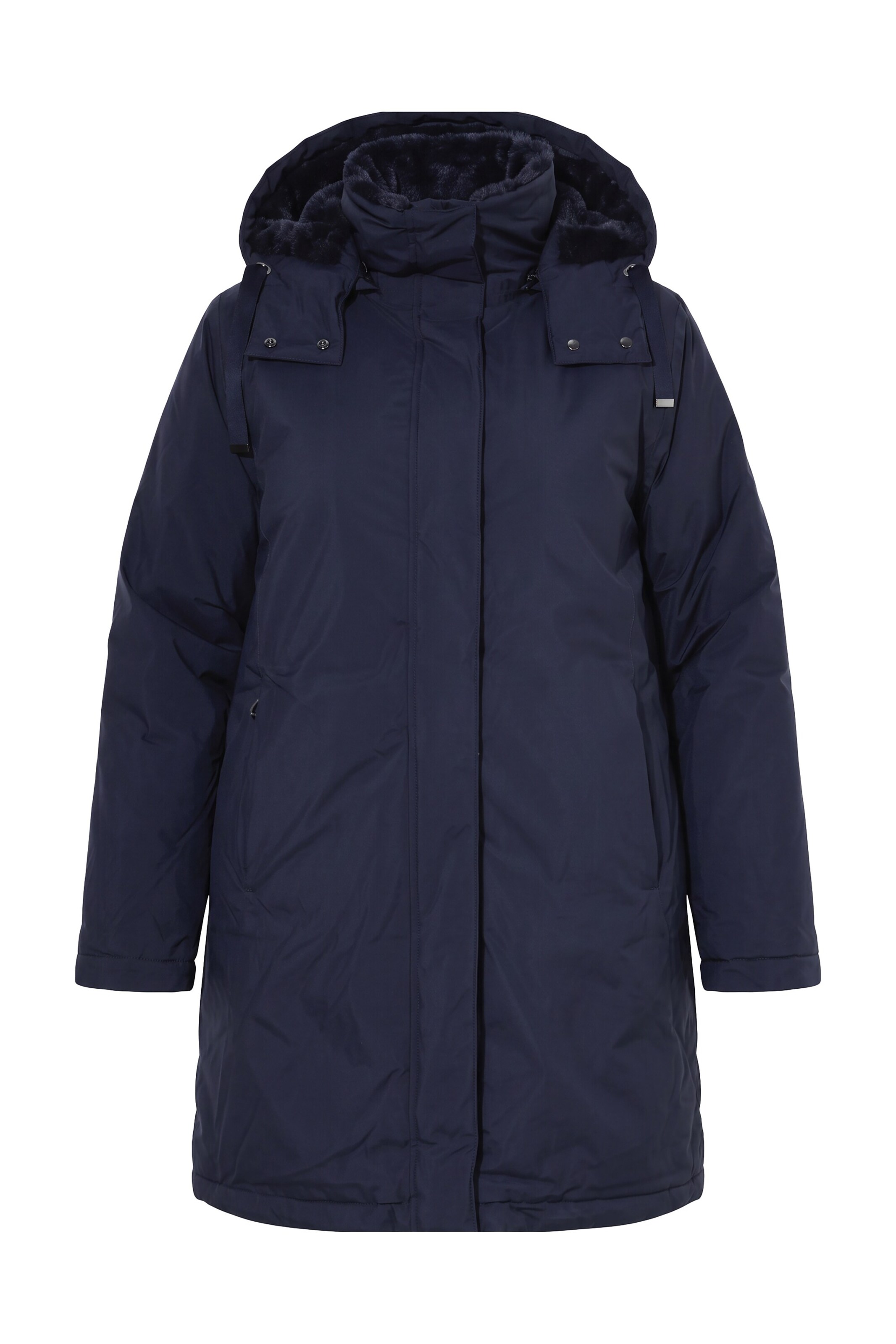 Ulla Popken Jacke in M-L in dunkelblau, Produktansicht