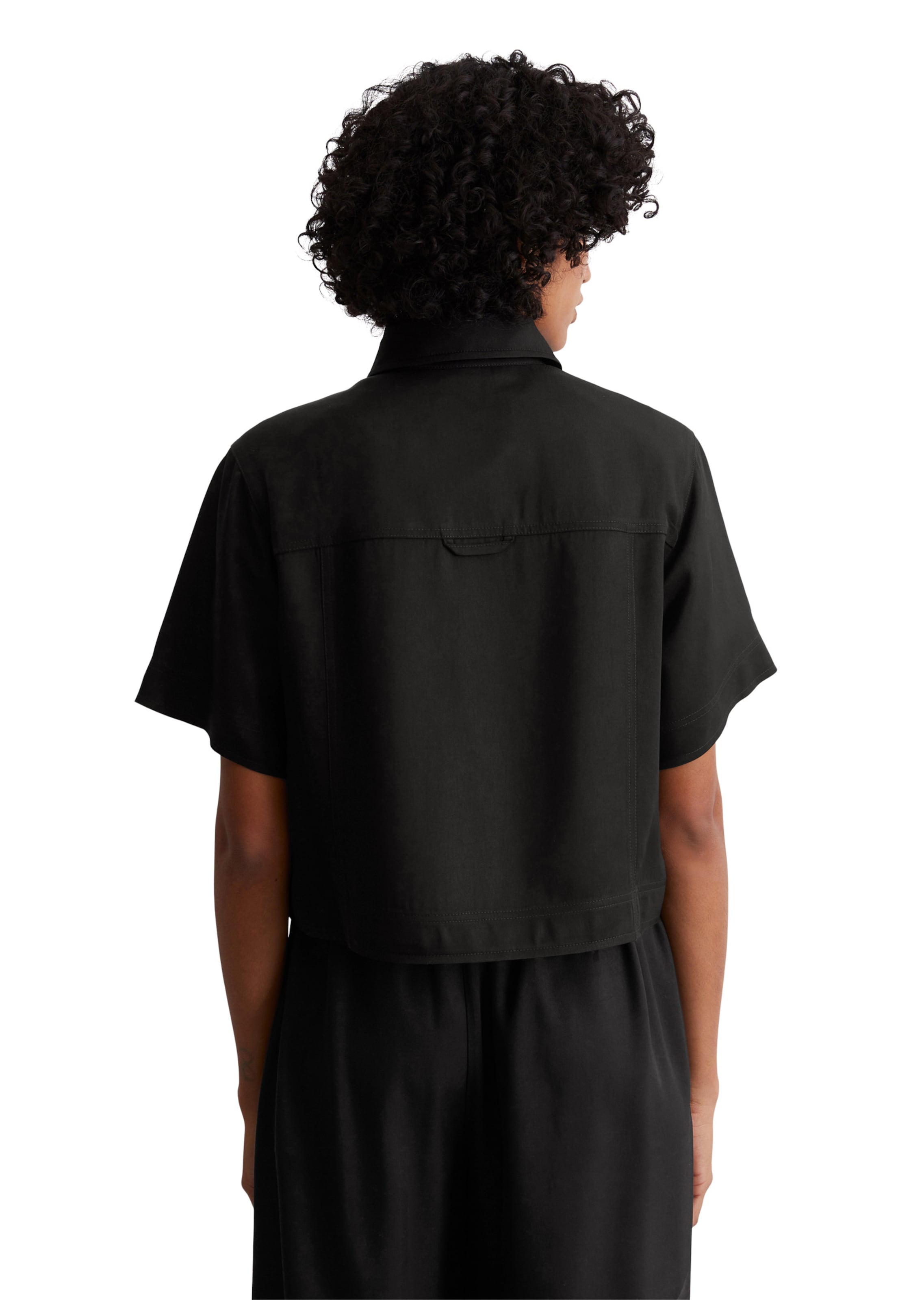 Marc O'Polo Blouse 'Boxy' in Black