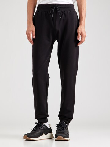 Effilé Pantalon 'ESSENTIAL' Hackett London en noir : devant